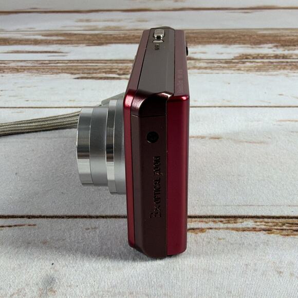 Sony Cyber-shot DSC-W180 10.1MP 3x Zoom Digital Camera Red Works - Picture 5 of 9